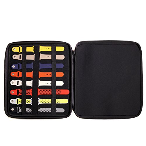 Watch Band Storage Portfolio - for Apple Watch Bands Watches -Storage Case - Watchband