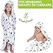 KloudBambu Hooded Baby Towel, Super Soft to Sensitive Skin, Ultra Absorbent, for Newborn, Infant, Toddler Girls and Boys, Strawberry Print…