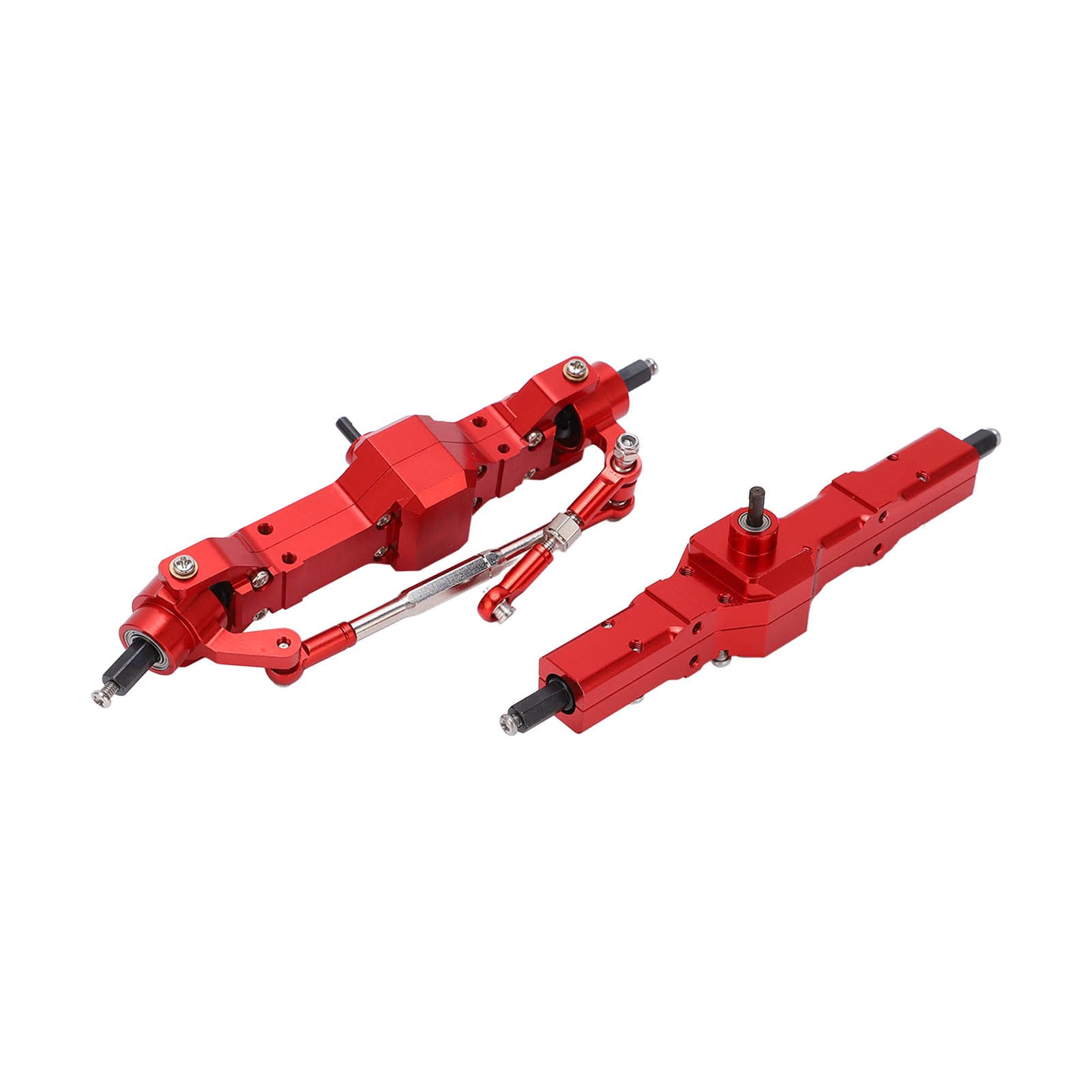 Dilwe RC Metal Axle, Aluminum Alloy 1/16 RC Car Upgrade Spare Part, Suitable for WPL C14 C24 Vehicle