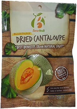 Bene Fruit Dried Cantaloupe Made From 100% Natural Net Wt 38 G. Original From Thailand