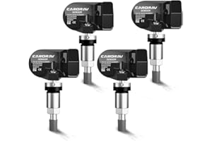 CARORAV 68249197AA TPMS Sensor, 433MHz Tire Pressure Monitoring System Sensor for Dodge Ram 2500 3500 4000 4500 5500, 13-24 Jeep Cherokee Replaces 68157568AA 68239720AC 4-Pack
