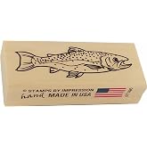 Stamps by Impression Trout Rubber Stamp - 3 inch