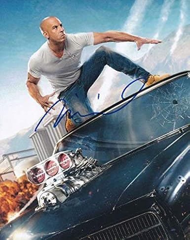 Amazon 直筆サイン入り写真 ワイルド スピード Ice Break ヴィン ディーゼル Vin Diesel 映画 ブロマイド オートグラフ 証明書 Coa 保証書付き アイドル 芸能人グッズ 通販