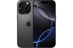 Apple iPhone 16 Pro, 256GB, Black Titanium - Unlocked (Renewed)