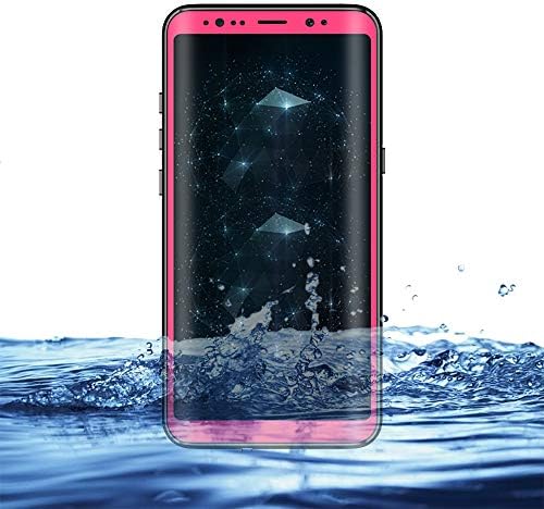 Eazewell Galaxy Note 8 Waterproof Case, Ultra Slim 100% Underwater Cover Shockproof Snowproof Dirtproof Protective Skin Rugged Box for Samsung Galaxy Note 8 SM-N950 (Pink)