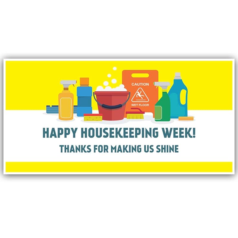 Housekeeping Week Personalized Banner Handmade