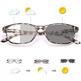 YIMI Transition Photochromic Nearsighted Distance Glasses For Men Women Myopia Eyeglasses Short Sighted Anit UV Sunglasses