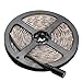 WenTop Led Strip Lights Waterproof Led Tape Light 12v SMD 3528 16.4 Ft (5M) 300leds 60leds/m Warm White Flexible Tape Light for Kitchen, Closet, Mirror, Ceiling - Not Include Power Supply