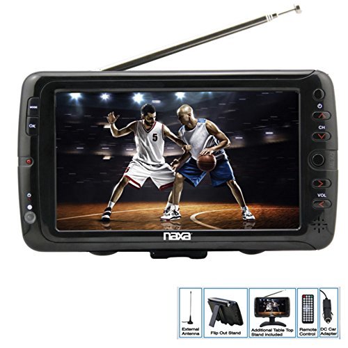 Portable 7 Inch LCD Digital HD Television TV - ATSC/NTSC Tuner USB SD Slots