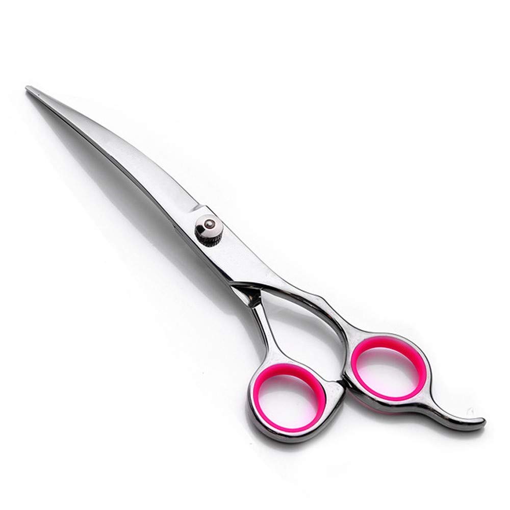 Pet Scissors,Pet Dog Gromming Scissors Curved 6" Stainless Steel Pet Dog Cat Cutting Hair Scissors for Dog Cat Face Paws Limbs