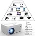 FANGOR 5G WiFi Bluetooth Projector 1080P Native, 16000L 450ANSI Outdoor Projectors [Projector Screen Included],300