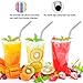 Amazer Stainless Steel Straws, 10.5 inches Reusable Drinking Straws for 20 or 30 oz Tumblers, Variety of Widths 3 Straight + 3 Bent + 6 Free Silicone Covers + 2 Free Brushes