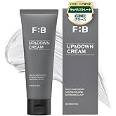 FORBEAUT Up&amp;Down Cream for Men, 100ml / 3.38 fl.oz | Multi Styling with Natural Oils, Sleek Straightening &amp; Perm, Long-Lasting Hold, Lightweight Non-Sticky Finish, Apple Scent