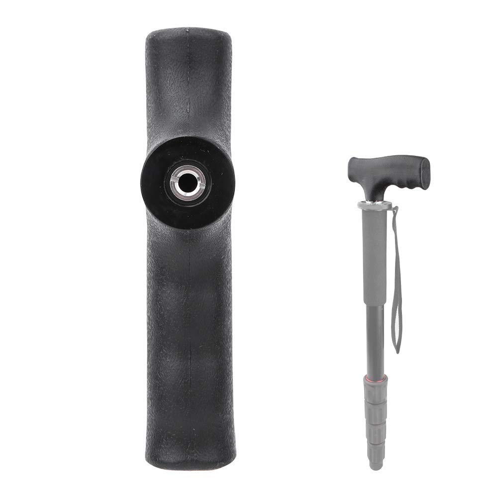 VBESTLIFE Camera Monopod Crutches Head Trekking Pole Walking Stick Handle Accessory Universal for 1/4 inch 3/8 inch Screw.(Crutches head)