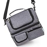 Best Lunch Bags for Women or Men: Grey Thermal Lunch Bag for Men Woman Adult, Kids | Insulated Lunchbox, Soft Cooler Bag | Meal Prep Womens Lunch Box Compartment Lunch Tote | Men's Lunch Box for Work