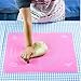 Daiweis Extra Large Silicone Baking Mat for Pastry Rolling with Measurements Pastry Rolling Mat, Reusable Non-Stick Silicone Baking Mat (pink)
