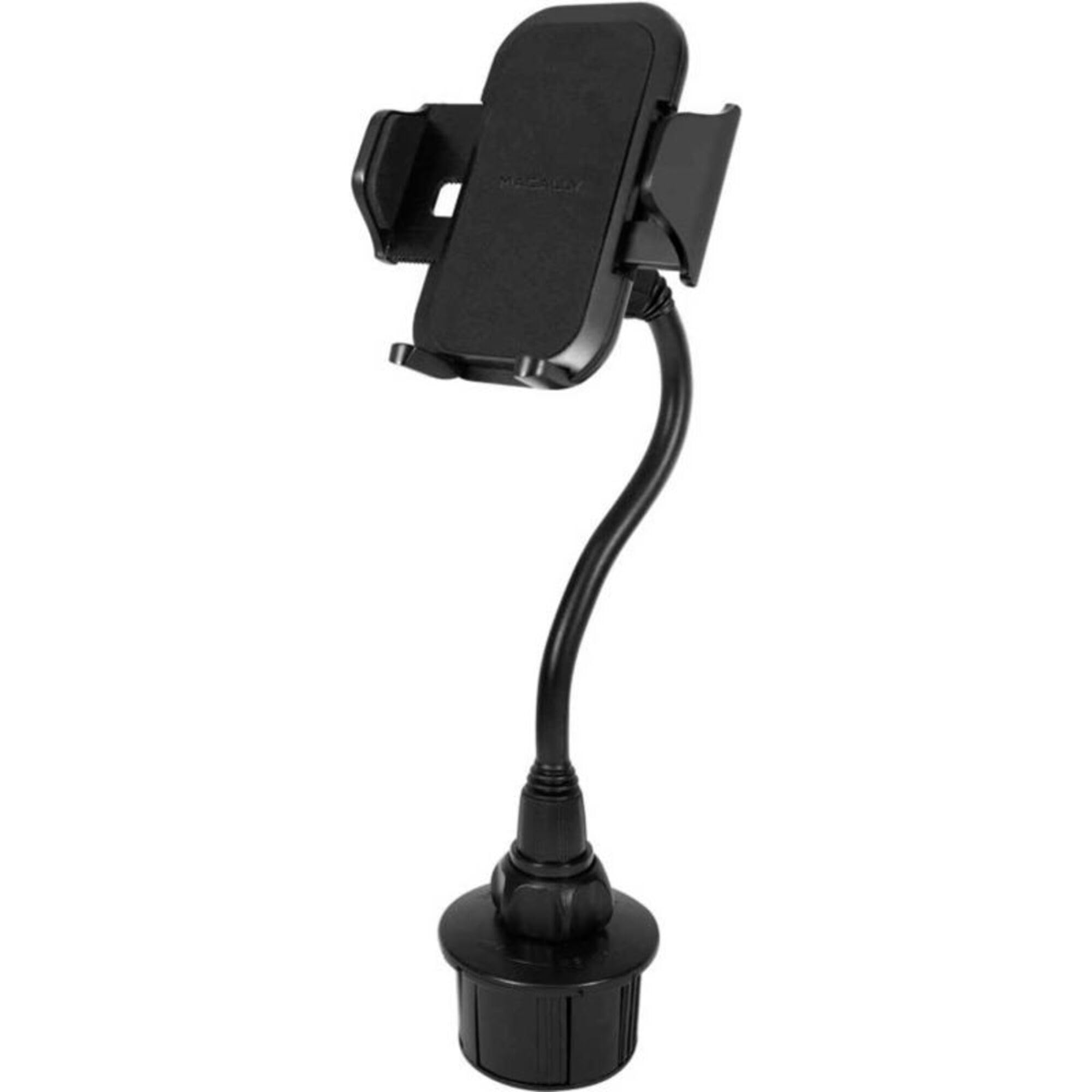 Macally MCUP2XL Car Cup Mount Holder with 20 cm Flexible Neck for Smartphones - Black