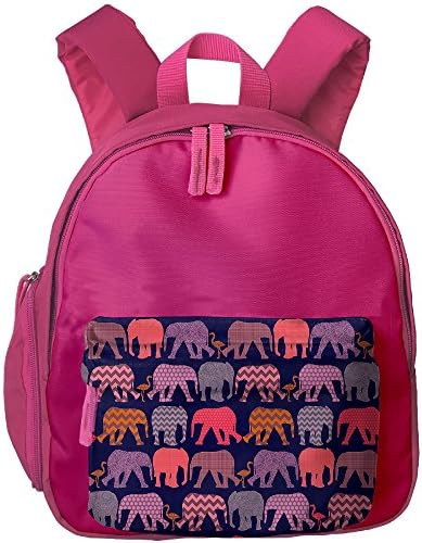 Patchwork Elephants Pattern Toddler Kids Backpack Kindergarten Child Mini School Bags