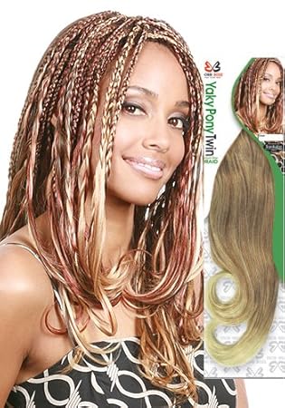 Bobbi Boss Yaki Pony Twin Braids 18 Colour 30 Amazon Co Uk Beauty