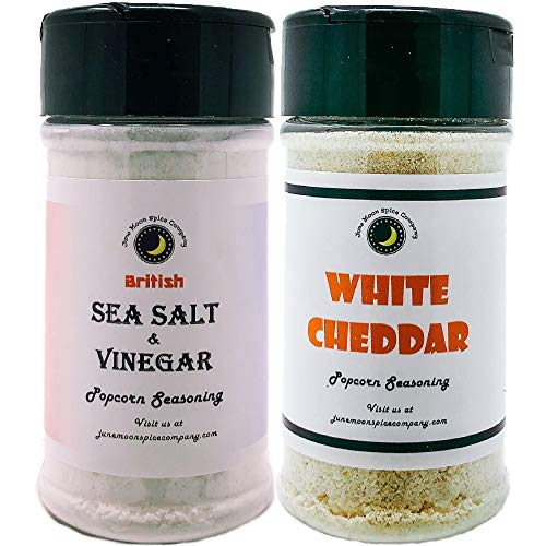 Premium POPCORN SEASONING Variety 2 Pack British Sea Salt