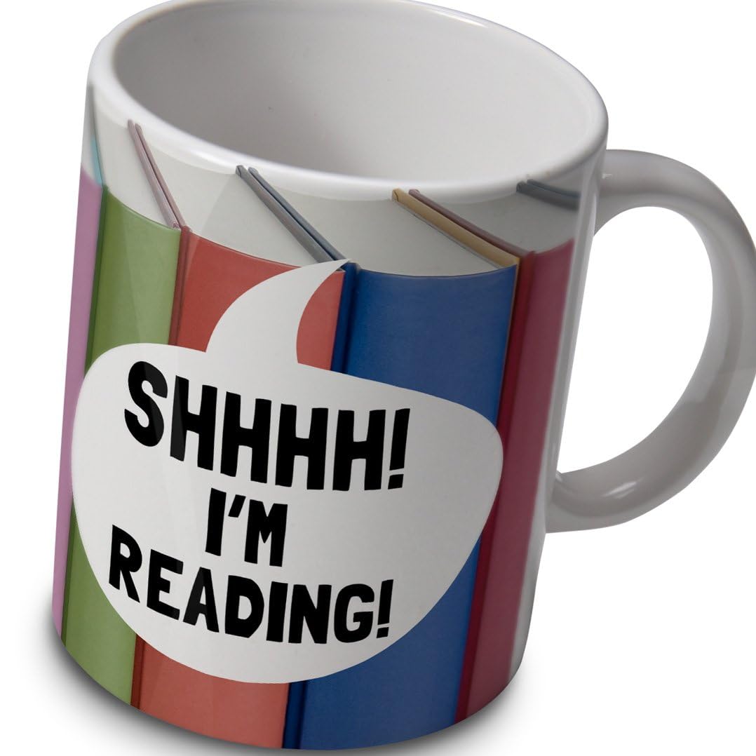 Shhh I'm Reading - funny mug cup for book lovers