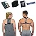Posture Corrector For Women & Men | Effective + Comfortable Adjustable Brace For All Back Correction | Relieves Back Pain | Includes Resistance Stretching Band, eBook, Travel Case + Shoulder Pads