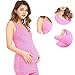 LWJ 1982 Maternity Shirts Tank Tops Workout Clothes Athletic Activewear Racerback SleevelessTop,pink,Medium