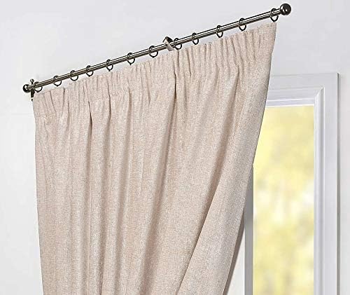 Portiere Rising Door Rod Curtain Pole Antique Brass Finish Ball