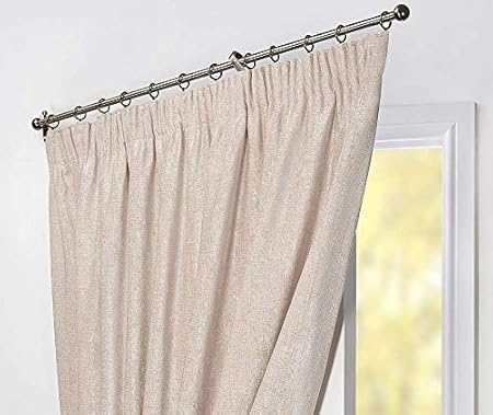 Portiere Rising Door Rod Curtain Pole Antique Brass Finish Ball