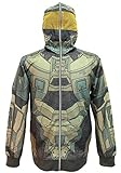 Halo Men's Master Chief Cosplay Full-Zip Hoodie (Small)