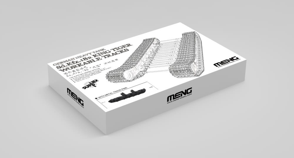 Meng SPS-038 1:35 Sd.Kfz.182 King Tiger Workable Tracks Toy