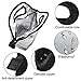 Naanle Marble Insulated Zipper Lunch Bag Cooler Tote Bag for Adult Teen Men Women, Black and White Marble Lunch Boxes Lunchboxes Meal Prep Handbag