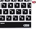 Casiii Hebrew English Keyboard Cover MacBook - Multilingual Silicon Cover for Apple MacBook, MacBook Pro, MacBook Air, iMac 13 15 17 Inch Fits 2015 Model and Older Learn & Practice Hebrew | Black