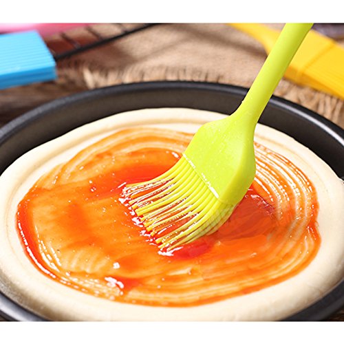Pastry Brushes Food Grade Silicone Basting Brush With High Temperature Barbecue Oil Brush Baking Pancake Brush Kitchen 6 Sets