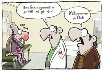 Postkarte A6 Cartoon Von Modern Times Schwiegermutter Gefallt Nicht Kopenicker Cg C Hilbring Oli Amazon De Burobedarf Schreibwaren