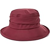 Comhats Rain Hat for Women Waterproof Wide Brim Sun Hats for Ladies UV Protection Summer Bucket Hats Beach Packable 55-62CM