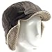 Best Pilot Trooper Aviator Cap Faux Leather Hat Ushanka Trapper BROWN 7 3/8