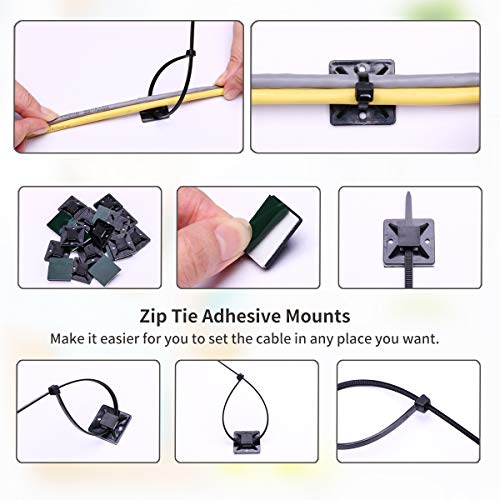 3 600pcs+black+Standard+Self+Locking+Assorted