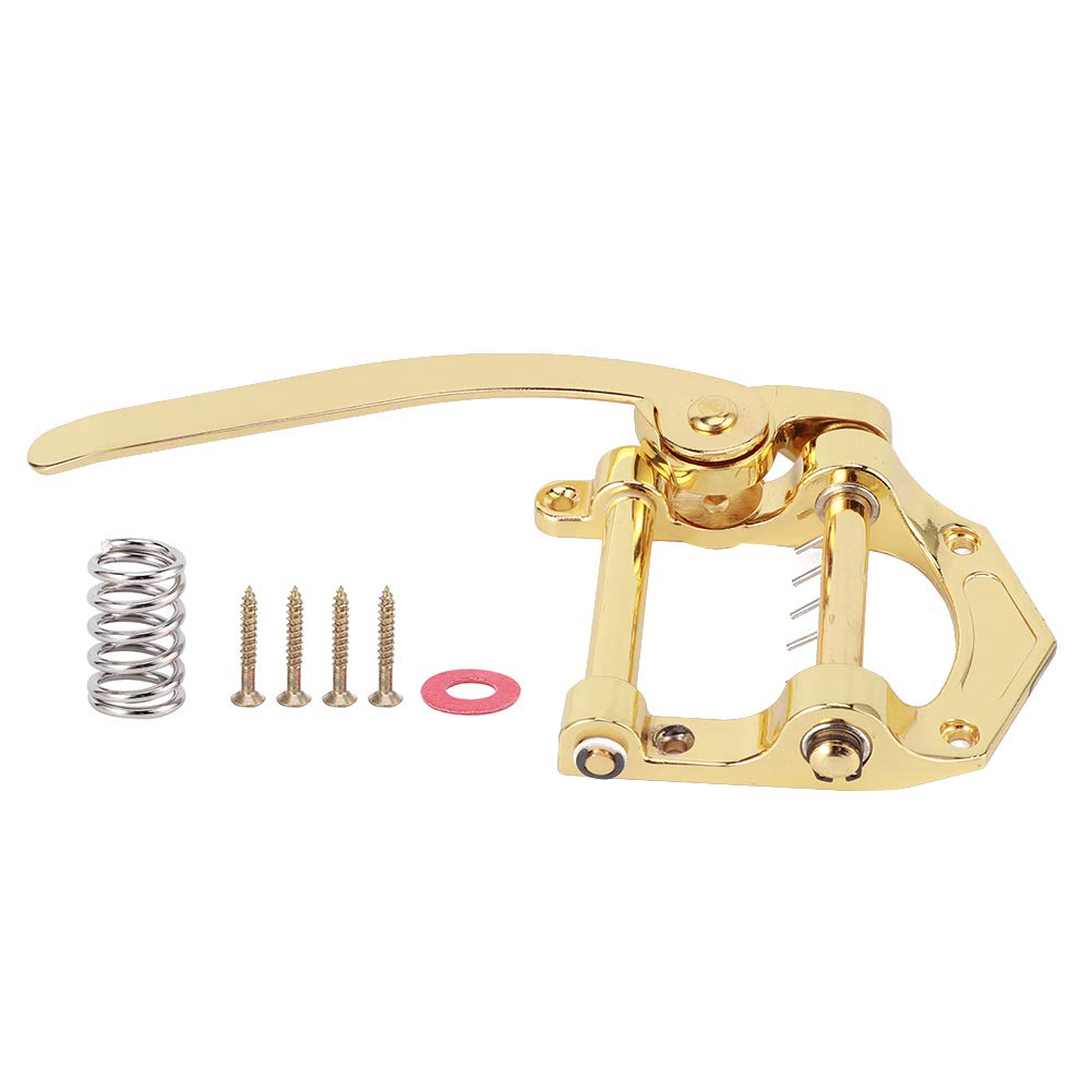 Electric Guitar Bridge,Tailpiece Vibrato Bridge for Electric Guitar Tremolo System(gold) Performance Accessories Performance Accessory Musical Instrument Accessories