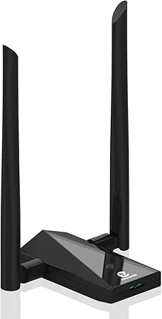 ZOWEETEK Wifi Receiver 1200Mbps Dual Band, Long Range Wifi Adapter with High-gain  5dbi Antenna for PC Desktop Laptop Tablet, Support Mac OS & Windows:  Amazon.co.uk: Computers & Accessories