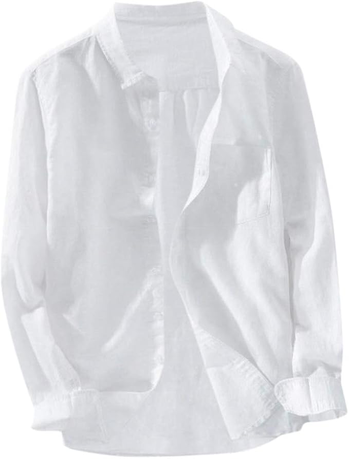 maglia bianca lunga uomo