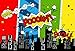 Yeele 10x8ft Cartoon Comic City Super Hero Photography Backdrop Vinyl Humor Abstract Superhero Baby Shower Photo Background For Girl Kid Birthday Party Photo Video Shoot Studio Prop Wallpaper