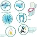 VICSOU Folding Large Non-Slip Potty Training Seat for Boys and Girls, Travel Portable Reusable Toddlers Toilet Seat Covers Liners Fits Round & Oval Toilets with Carry Bag