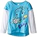 Adidas Little Girls' Long Sleeve Graphic Tee Shirt, Aquarius, 6