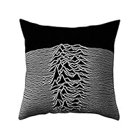 Potato001 Black and White Geometric Throw Pillow Case Square Cushion Cover Soft Waist Rest