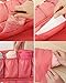 LALAGEN Travel Underwear Storage Bag Portable Multifunctional Waterproof Make-up Bag for Women Peach