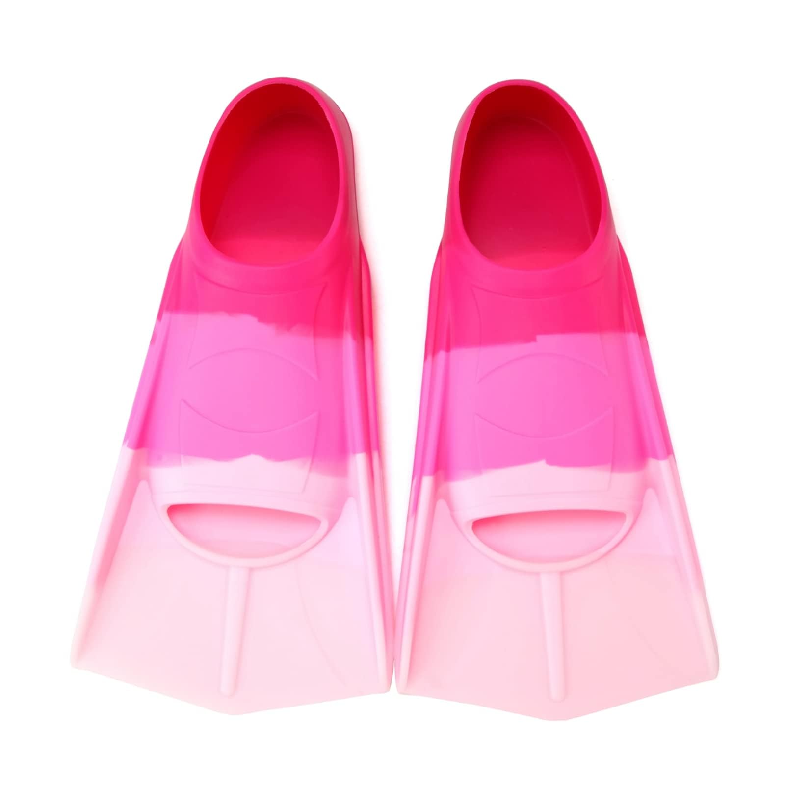 Azuunye Kids Swim Fins,Children Flippers Swimming Training Fins,100% Silicone Short Fins for Lap Diving Pool for Girls Boys XXS