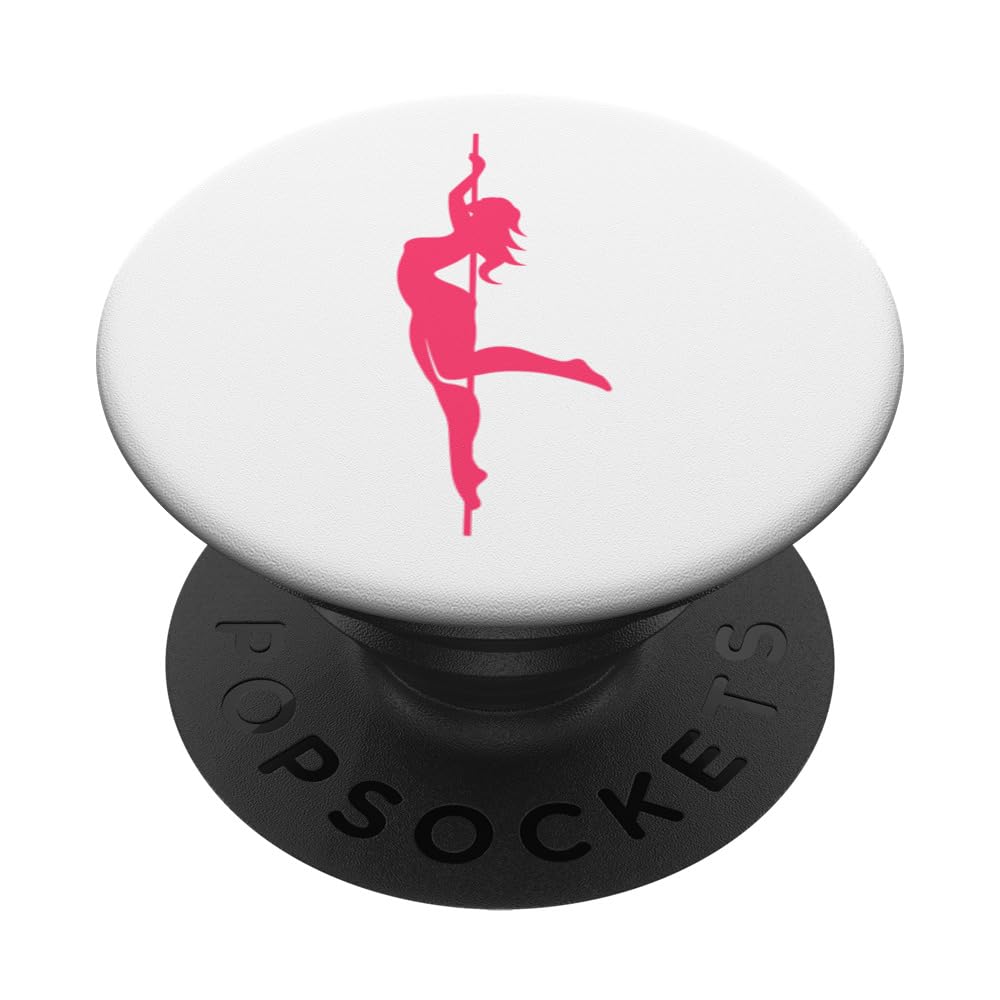 Humor dance woman pole dance outfit simple pole dance PopSockets Swappable PopGrip