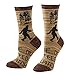 Womens Crew Dress Socks Cotton Color Casual All Seasons Cute Funny 1Pack (do not feed bigfoot,PLEASE DO NOT FEED THE SASQUATCH 1 Pair)