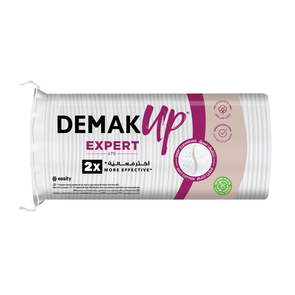 Demak 'Up Disc Cotton Pads – 70 Disc